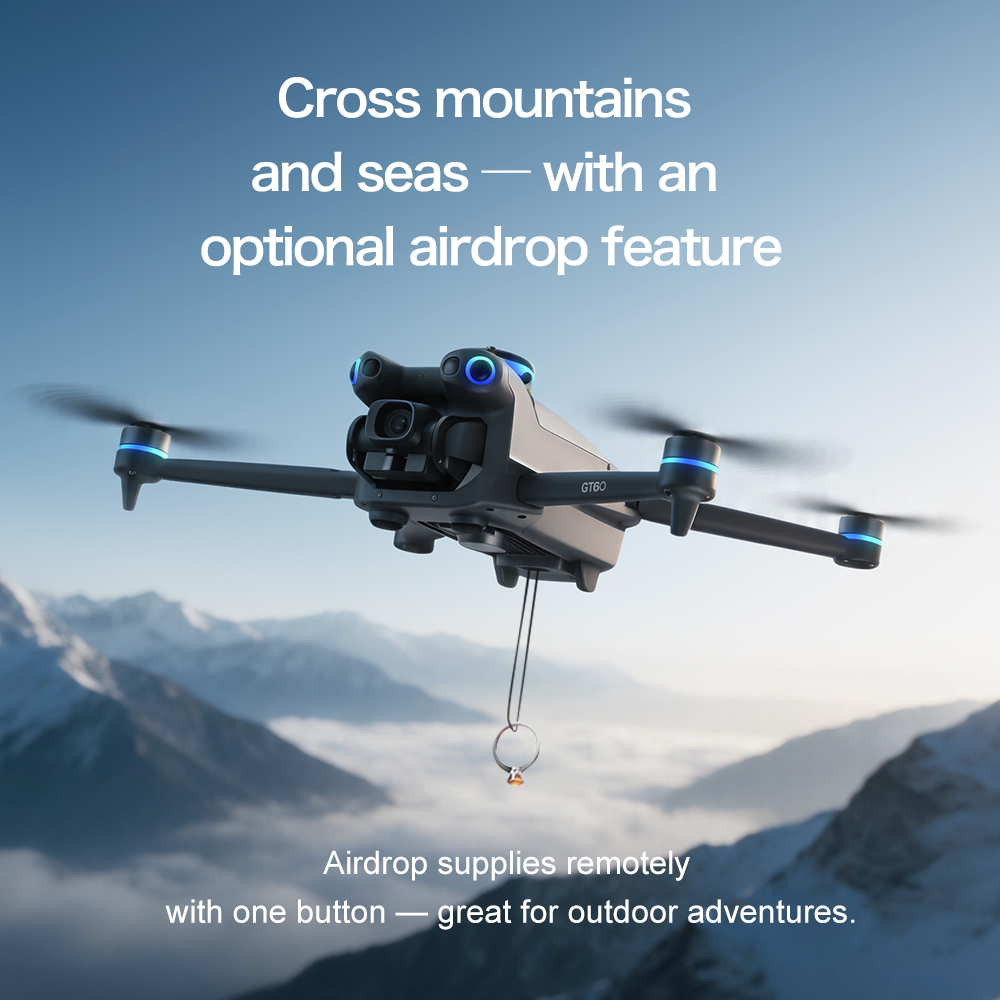 NEW GT60 Mini Drone Dual Camer - Drone Gps Mount review and price