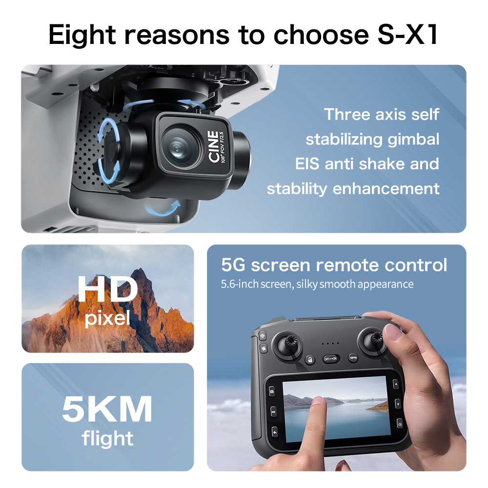 Top Deal S-X1 MAX GPS Drone 3  - Drone Gps Mount review and price