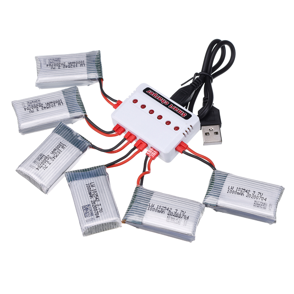 3.7V 1000mAh 102542 Lipo Batte - Drone Charger review and price