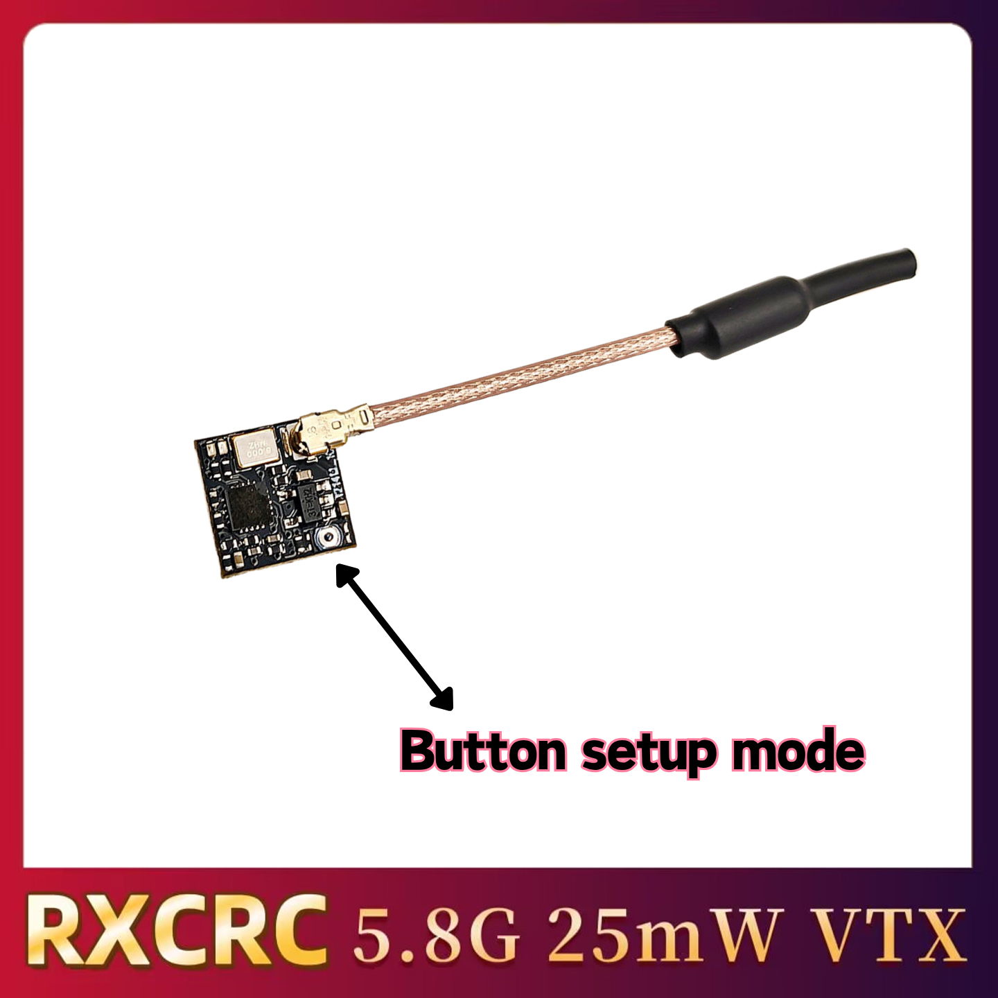 RXCRC 5.8GHz 48CH FPV 25mW Ana - Drone Receiver review and price